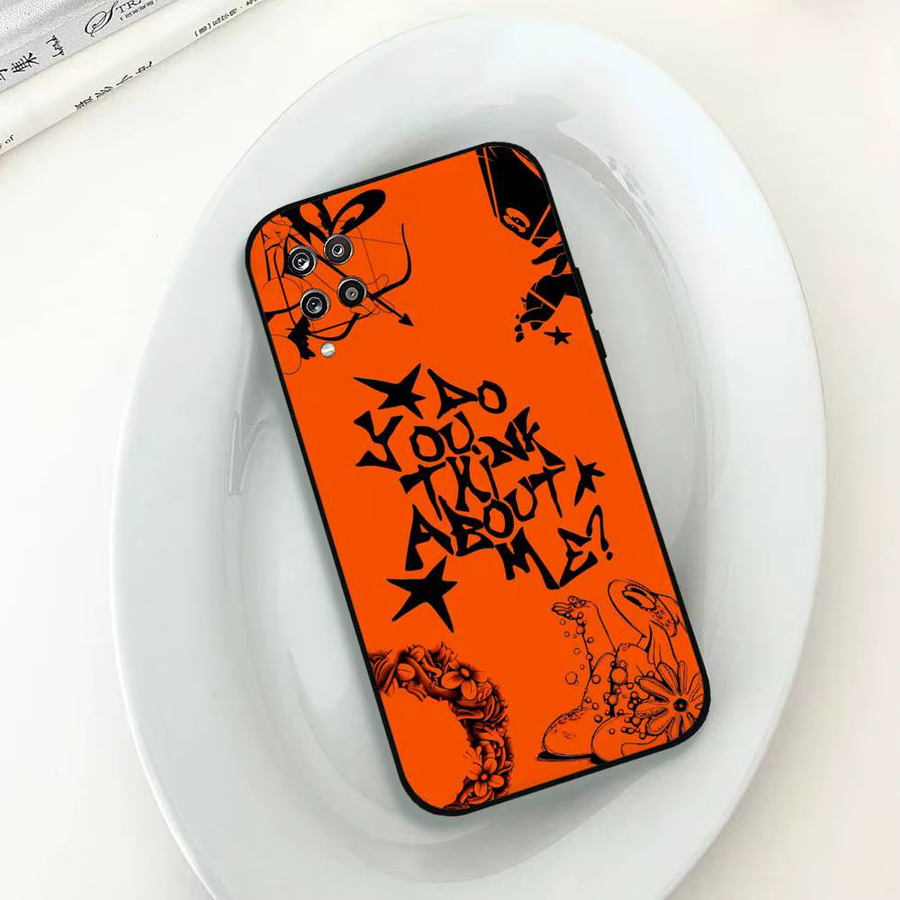 Mesuca Handyhülle ATP Album By Nsqk für Samsung Galaxy S21 S22 S23 S24 S25 S26 Ultra FE Plus 5G A52S Soft Cover Orange - Bild 4