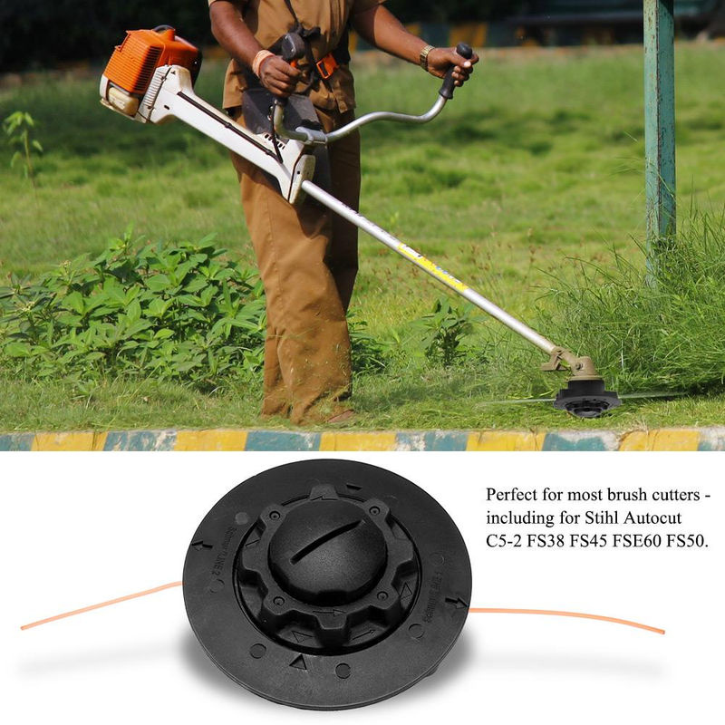 Kkmoon Universal Gras Trimmer Köpfe Ersatz für Garten Mäher in Schwarz aus Kunststoff - Bild 4
