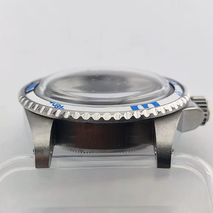 OUMASHI Uhrengehäuse Edelstahl, Vintage, Silber, 39,5 mm - Bild 1
