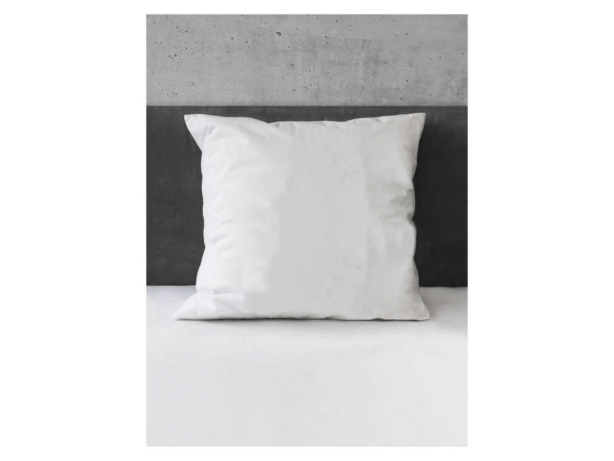 BIBERNA Sleep & Protect wasserundurchlässiger Molton-Kopfkissenbezug aus Baumwolle, Farbe: Weiss, B/T: 80 x 80 cm - Bild 2