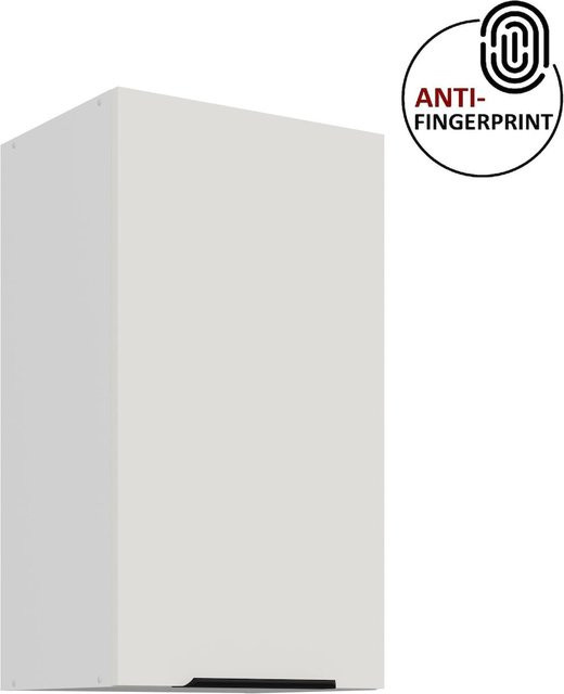 Küchen Hängeschrank ARIA Weiss Matt mit Einlegeböden und Anti-Fingerprint-Beschichtung Breite: 40 cm, Höhe: 72 cm, Tiefe: 1 cm - Bild 1