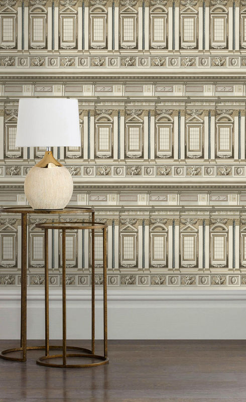 MINDTHEGAP Wandtattoo Mural Vaticano WP20223 in Beige, Non-Woven, Motiv Stadt, Breite: 300 cm, Höhe: 300 cm - Bild 2