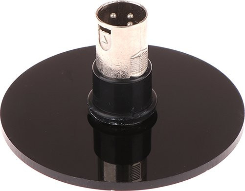 KOQZM Saugnapf Adapter Schwarz mit 3 XLR Steckern für Teleskop Linear Antrieb Befestigung Halter, Durchmesser: 12 cm - Bild 1