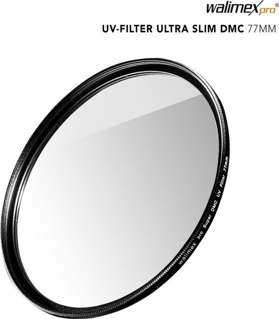 Walimex Pro UV-Filter Slim Super DMC Schwarz 77mm - Bild 1