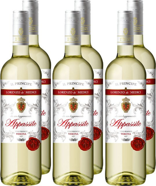 Lorenzo de' Medici Appassite Bianco Weißwein 6 x 0,75 l - Bild 1