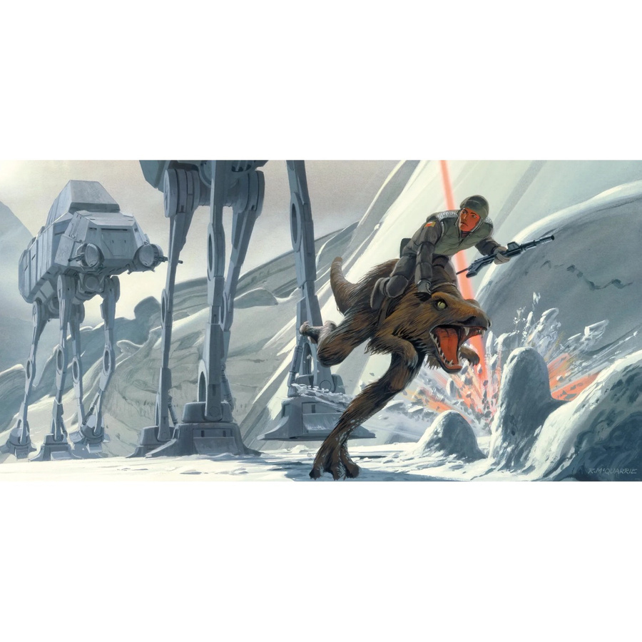 Komar Fototapete Vlies Star Wars Classic Hoth Battle Ground Multicolor B: 500 cm, H: 250 cm - Bild 2