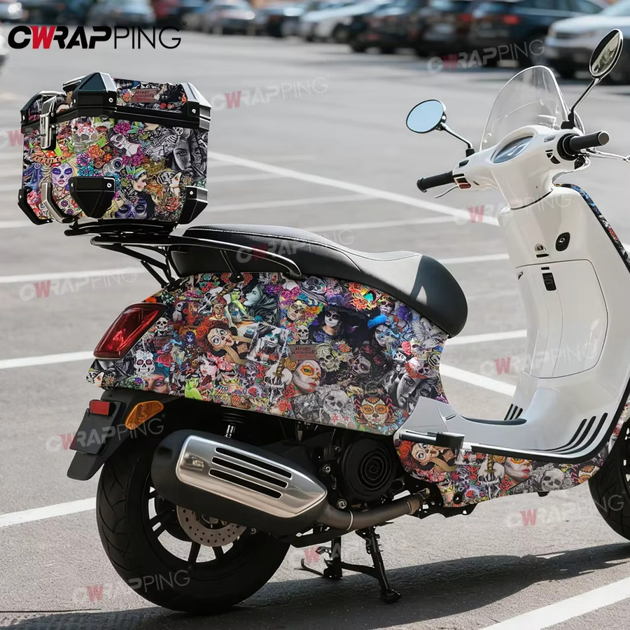 Multicolour Graffiti Vinylfolie für Fahrzeuge und Aufkleber zur Dekoration - Bild 3