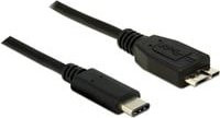Delock USB-C auf Micro-USB Kabel USB 3.2 Gen 1 in Schwarz - Bild 1