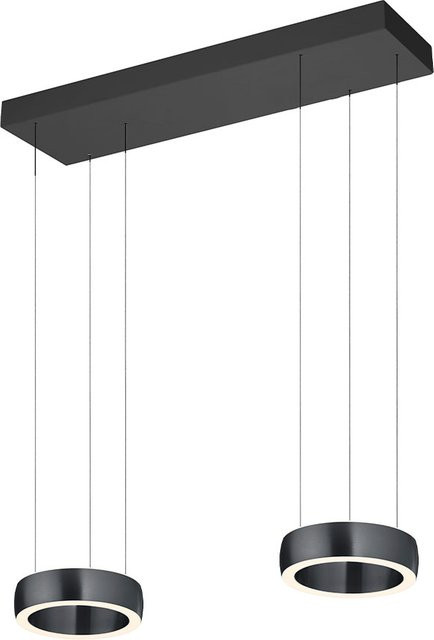 Bankamp Orbit 2364 LED-Pendelleuchte 2-flammig in Anthrazit matt mit dim2warm Funktion und Höhenverstellung - Bild 1