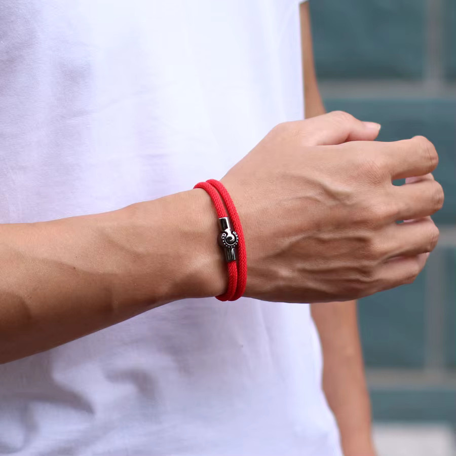 Noter Armband, Seil Armband, Magnetischer Verschluss, Unisex - Bild 1