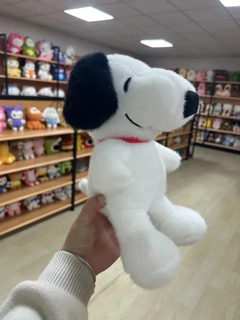 Bandai Snoopy Plüschtier Kissen, 27cm, Weiß - Bild 1