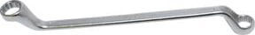 BGS Doppel-Ringschlüssel 30213 aus Chrom-Vanadium, tief gekröpft, Farbe: Silber, SW 13 x 17 mm - Bild 1