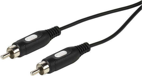 Vivanco RCA Cinch Kabel, Schwarz, Länge: 1,5 m - Bild 1