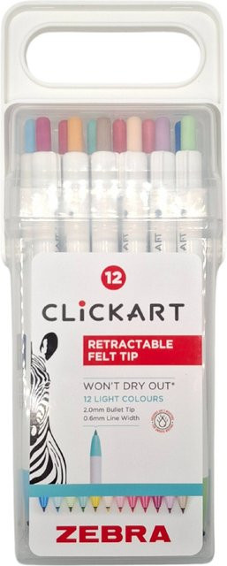 ZEBRA Clickart Light Colours Set Multicolor Fine Ink - Bild 1