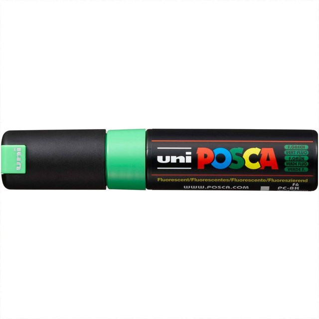 uni POSCA-Marker PC-8K mit Keilspitze in Neon-Grün - Bild 1