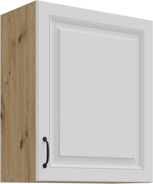 Hängeschrank Stilo für deine Küchenzeile in Weiss und Eiche, Breite: 60 cm - Bild 1