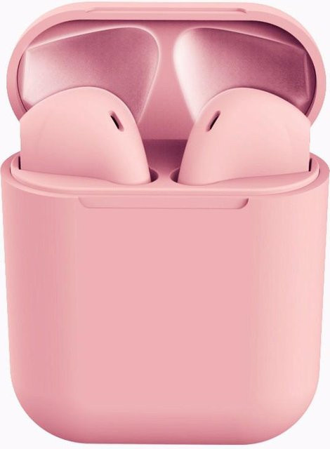 EONIX Inpods12 TWS Bluetooth 5.0 In-Ear Kopfhörer für iPhone und Android, Rosa - Bild 1