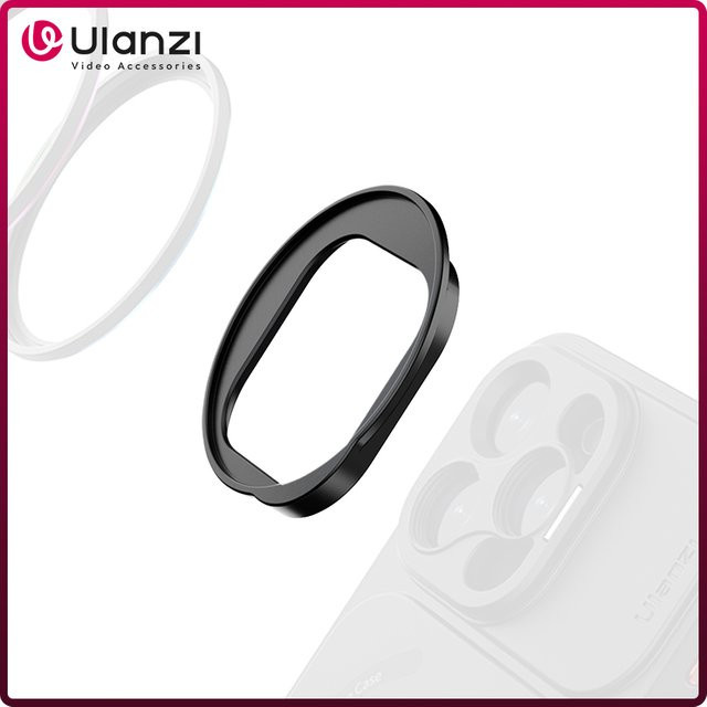 Ulanzi HP-016 O-LOCK Magnetfilter-Adapterring und Handyhülle für iPhone 15 Pro und iPhone 15 Pro Max in Schwarz - Bild 1
