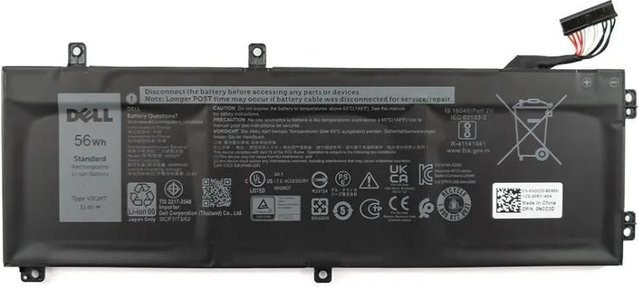 Dell Akku 68Wh 4-Zellen Li-Ion Pack in Schwarz (3HWPP) - Bild 1
