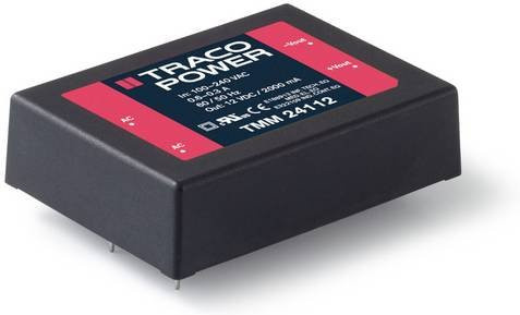 TracoPower TMM 24112 AC/DC-Printnetzteil 12 V/DC 2.0A 24W in Schwarz - Bild 1