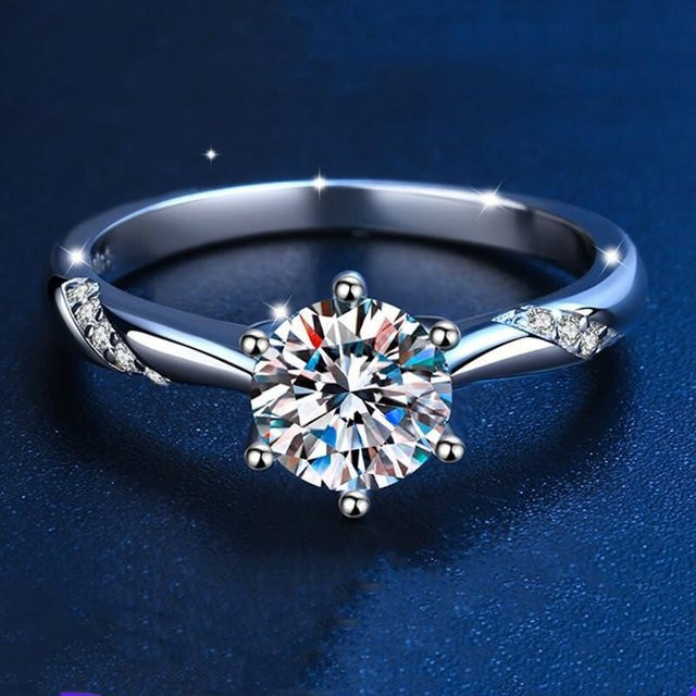 Lucky Star Jewelry Verlobungsring 925 Silber, Zirkonia, Damen - Bild 1
