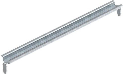 OBO Bettermann Hutschiene T250L GTP 1115278 ungelocht aus Stahl in Silber, 10 Stück, Breite: 18,9 cm - Bild 1