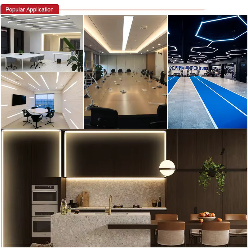 COXO High-End LED-Streifen Licht 5 m mit SMD2835 LEDs, CCT Farbtemperatur 3000 K-6000 K, Weiß, DC12 V 24 V - Bild 4
