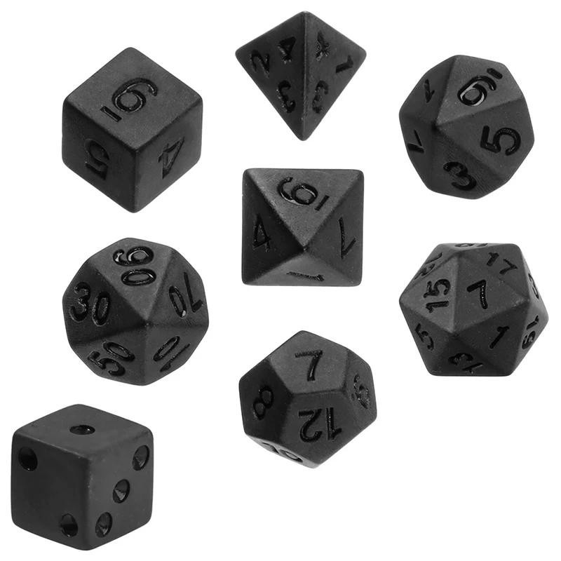 Super Six Schwarzes Würfel-Set aus Kunststoff - Bild 2
