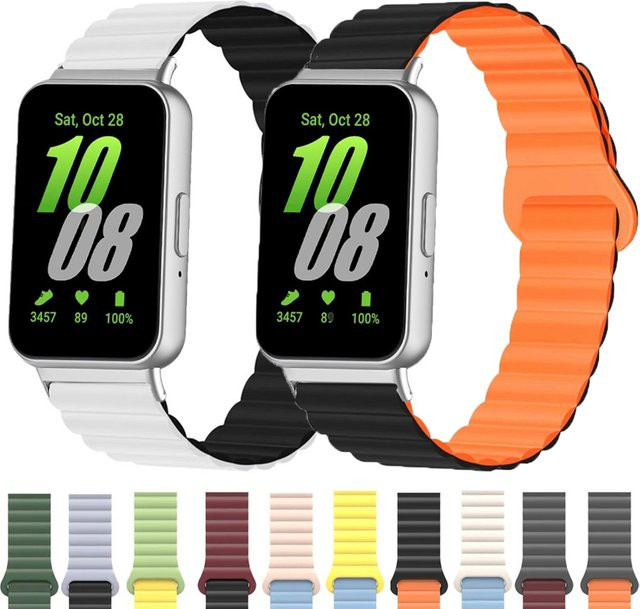 jansin Uhrenarmband Samsung Galaxy Fit 3, Silikon, pink, Unisex - Bild 1