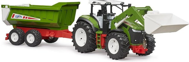 Bruder Roadmax Traktor mit Frontlader und Kippanhänger Spielfahrzeug - Bild 3