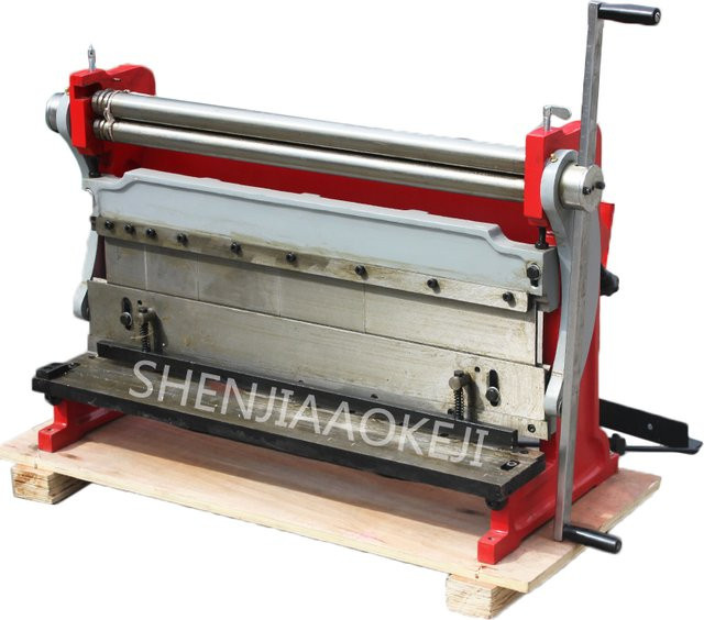 LZHZXY Drei-in-Eins Biegemaschine HSBR-305 manuelle Scherbrett-Biegemaschine für Kupfer, Eisen und Aluminiumplatten, Breite: 350 mm - Bild 1