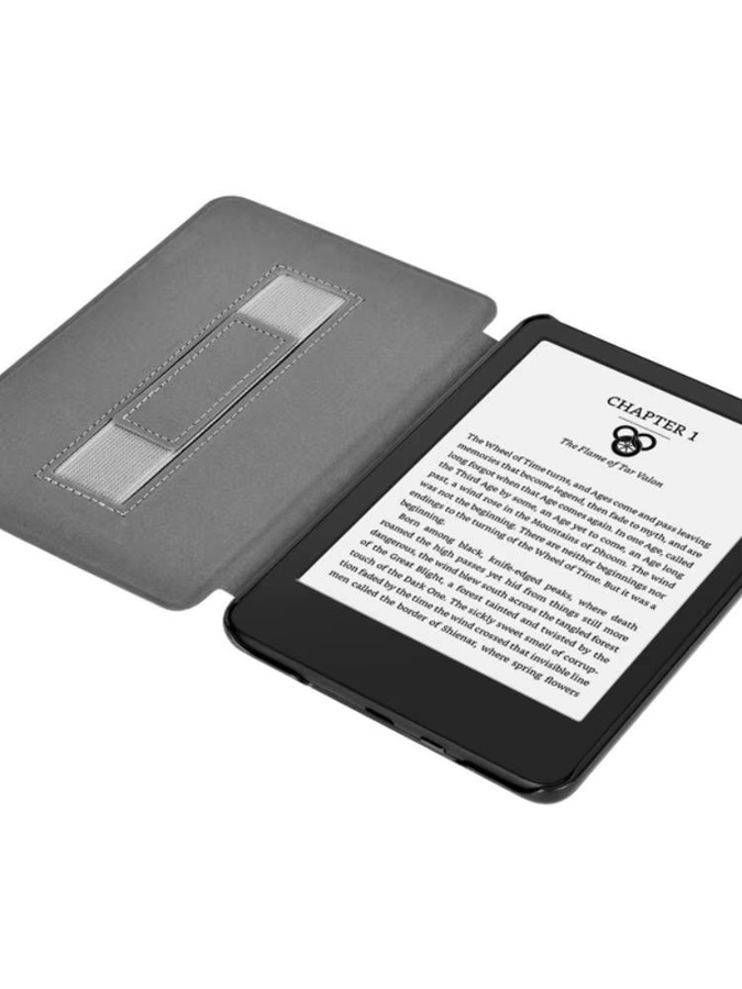 Lederne Schutzhülle für Kindle Paperwhite 5 (11. Generation 2021), 6,8 Zoll mit Handstütze und automatischer Auf- und Abschaltfunktion - Bild 3