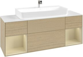 V&B Waschtischunterschrank Finion in Beige, B/T/H: 160 x 50,1 x 50,1 cm - Bild 1