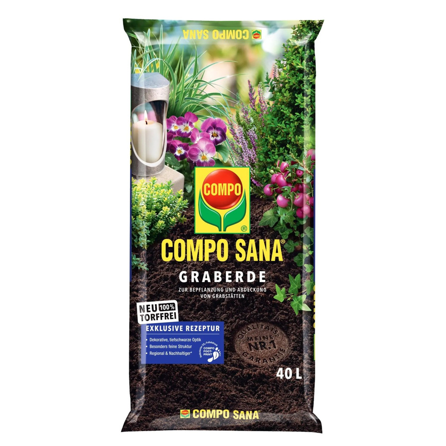 Compo Sana Graberde torffrei 40 kg - Bild 2