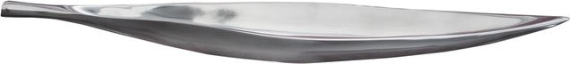 Riess-Ambiente Schale SILVER LEAF in Silber aus Aluminium, handgearbeitet, Durchmesser: 60 cm - Bild 1