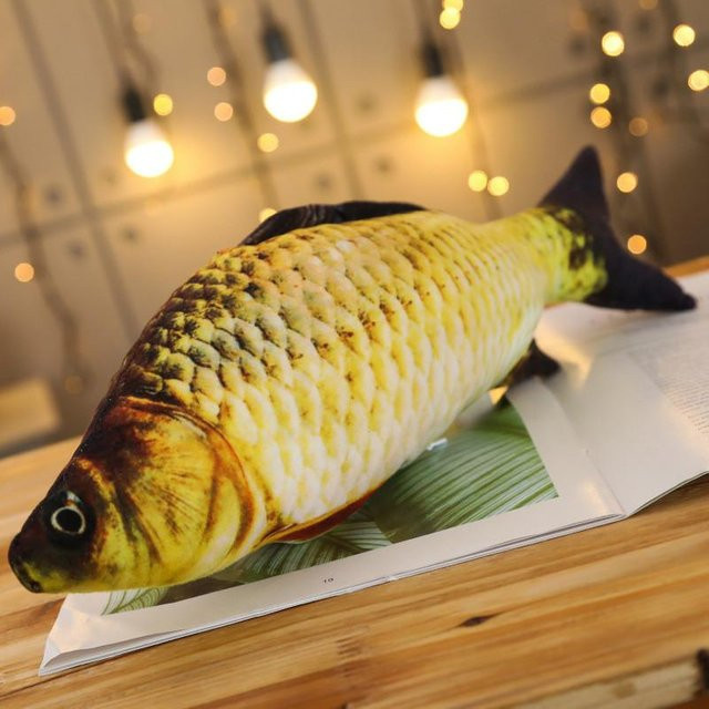 Plüschfischspielzeug Grasfisch, Plüschtier, 40cm, ab 3 Jahre - Bild 1