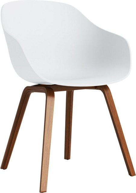 HAY About A Chair AAC 222 mit Armlehnen in Weiß und Eiche - Bild 1