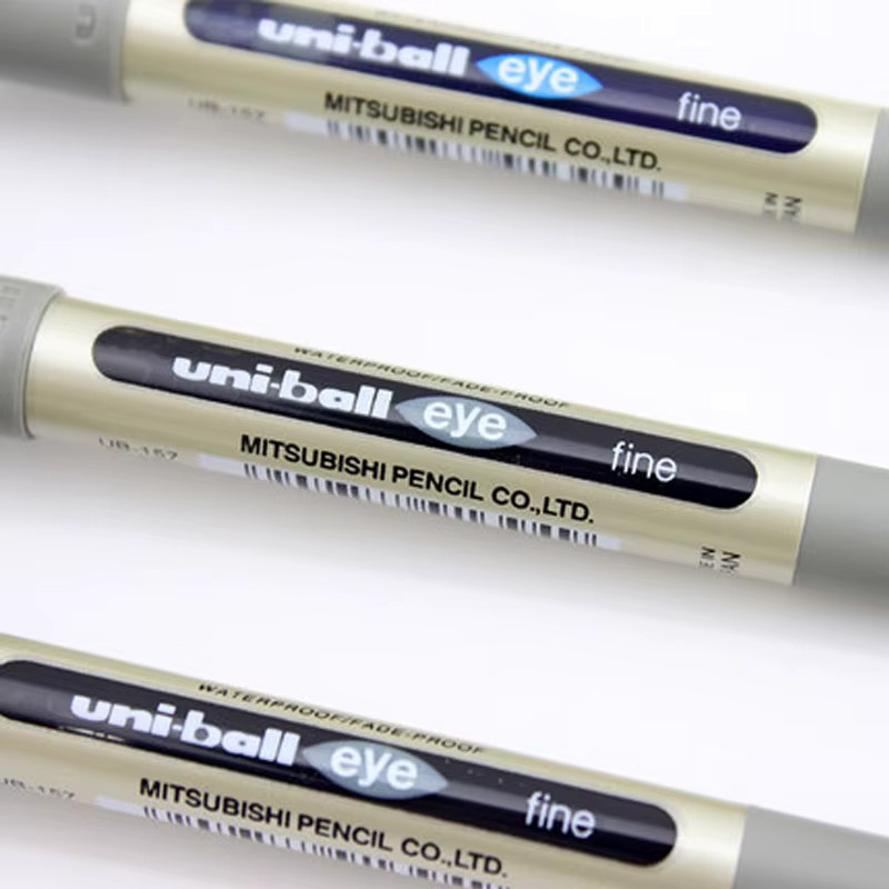 Uni UB-157 Gel Rollerball Stifte Set, 12 Stück, Mehrfarbig, 0,7 mm Spitze, wasserfeste Tinte - Bild 3