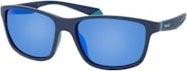 Polaroid PLD 2153/S Sonnenbrille, Quadratisch, Vollrand, Kunststoff, Blue, Herren, polarisiert - Bild 1
