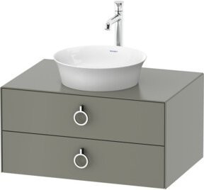 Duravit Waschtischunterschrank ohne Aufsatz White Tulip matt Weiß B/T/H: 80 x 40,8 x 55 cm - Bild 1
