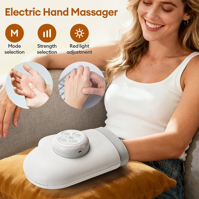 foreverlily Elektrisches Handmassagegerät, Weiß - Bild 1