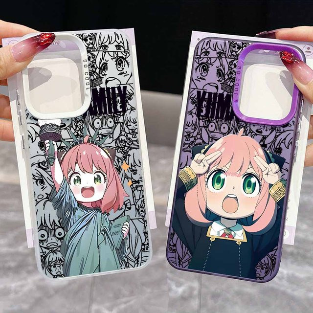 Bunte Silikon Soft Phone Hülle Anya Forger für Xiaomi Redmi Note 15 14 13 12 11E 11S 11 Pro Plus Lite Max - Bild 1