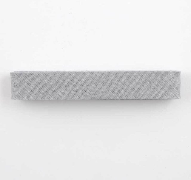 Gütermann Schrägband Nr. 4507 aus Baumwolle in Grau, Breite: 20 mm, Länge: 3 m - Bild 1