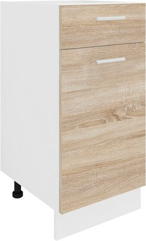 VCM Küchenschrank Esilo in Beige mit Schublade, B/H/T: 40 x 82 x 46 cm - Bild 1