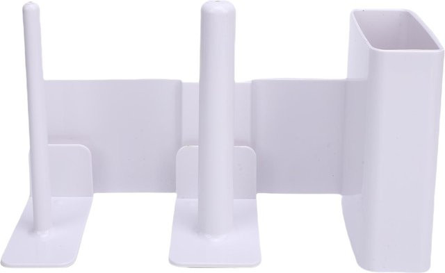 OutsideWorld Becherhalter für Slushie-Maschinen FS299 FS300 FS301 zur Seitenmontage, Aufbewahrungsbehälter für Becher, Deckel und Strohhalme, weiß - Bild 1