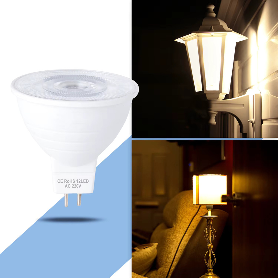 7W LED-Glühbirne E27 in Weiß mit kühlem Weiß für Deckenleuchten und Kronleuchter - Bild 4