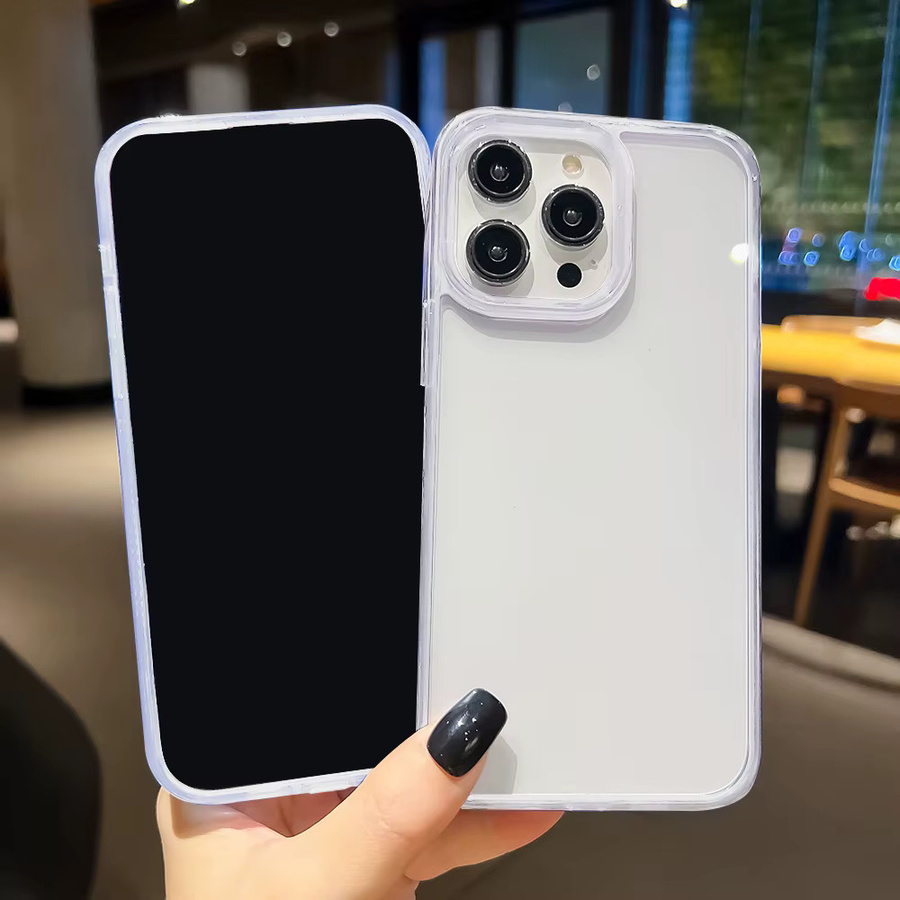 Transparente Silikon-Handyhülle mit Kameraschutz für Samsung S24 Ultra, S23 FE und S22 Plus - Bild 3