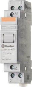 Finder Installationsrelais 2S 20A 230VAC in Weiß 22.22.8.230.4000 - Bild 1