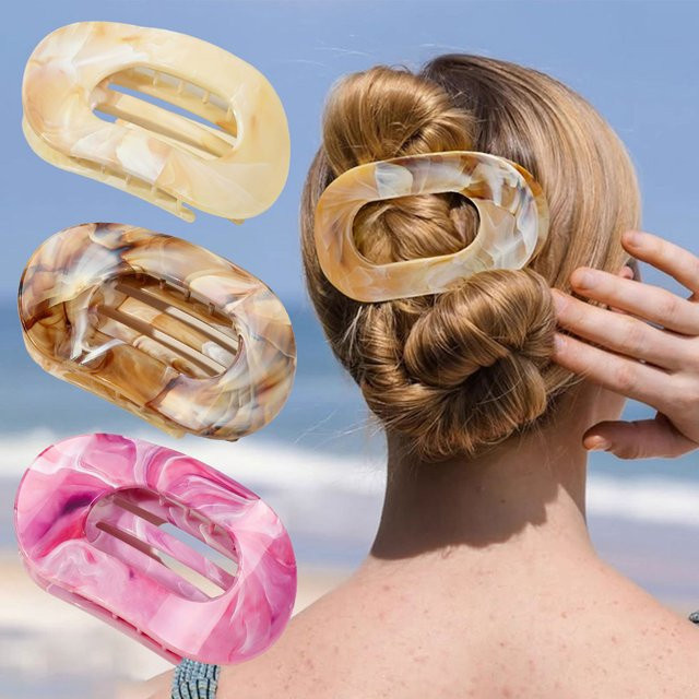 FORWOT Haarspangen Entenschnabel-Clips, Damen, Acryl - Bild 1