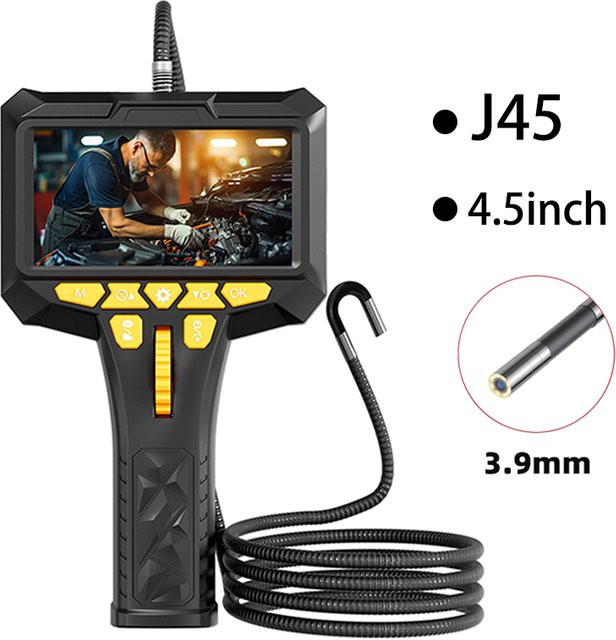 LAFOCH Gelenkendes Endoskop mit 1080P Auflösung, 6,0 mm Durchmesser und 4,5 Zoll LCD-Monitor, Industrielle Inspektionskamera mit 2-Wege-Artikulation für die Automobilindustrie - Bild 1